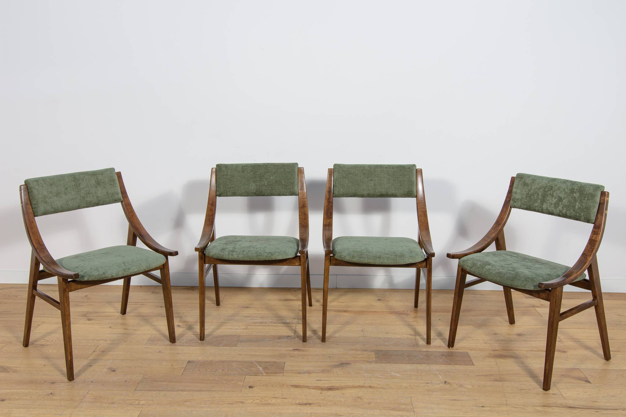 Ski Jumper Chairs from Zamojska, Poland, 1970s, Set of 4