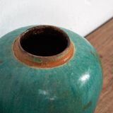 Antique turquoise green vase (circa 1820) #44