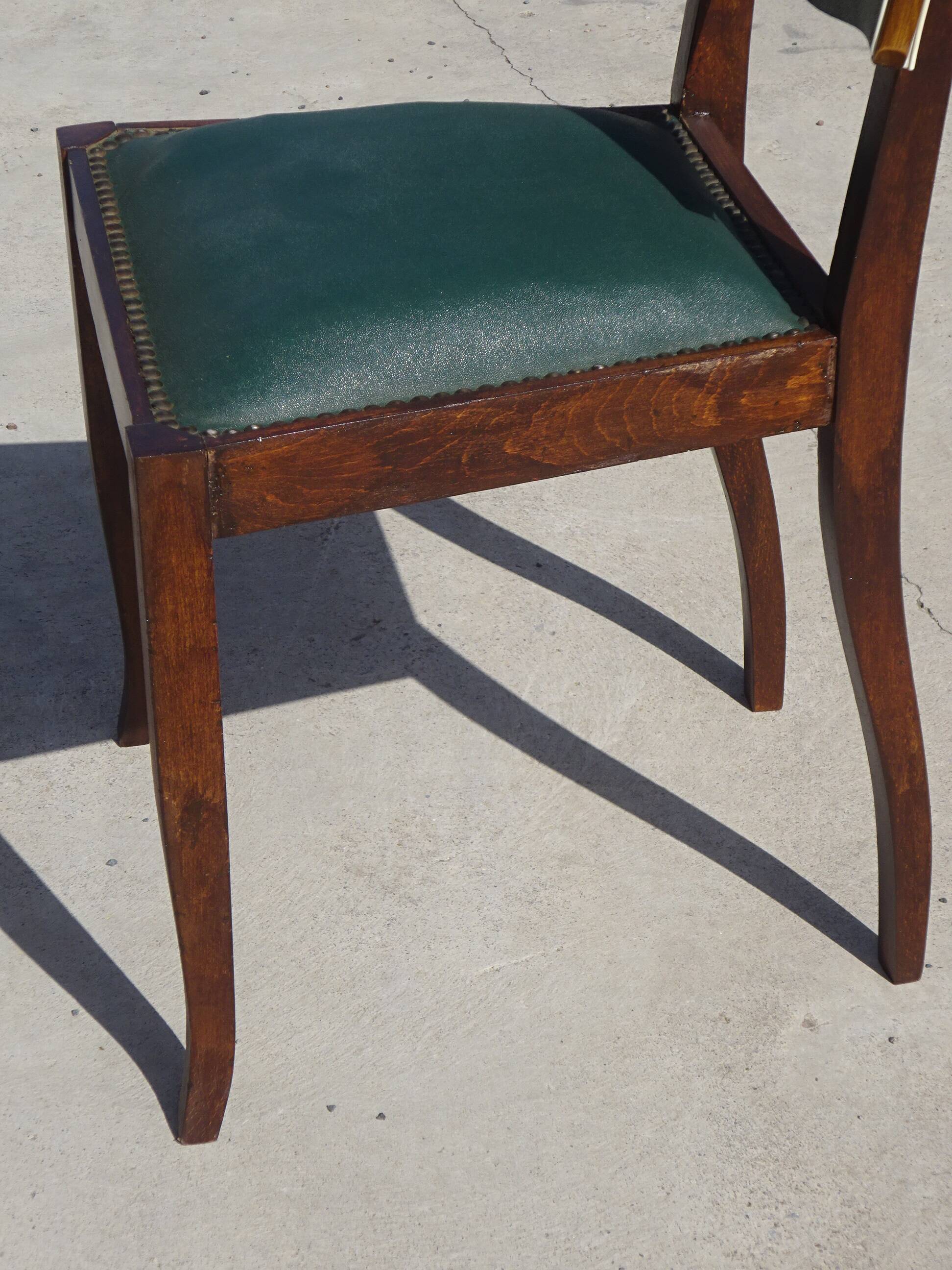 Restored Art Deco chairs, the 6.