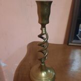 Golden candle holder