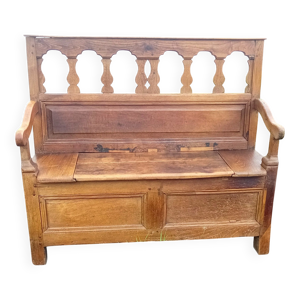 Coffre banc en chêne - xix
