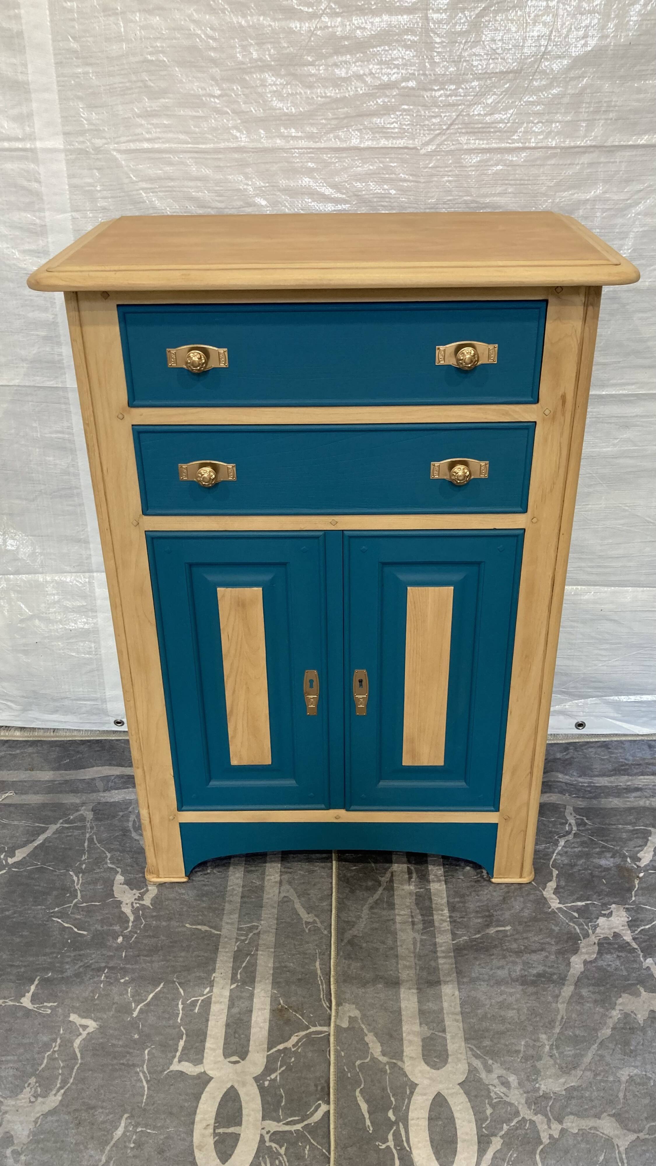 Refurbished wooden sideboard or entrance cabinet