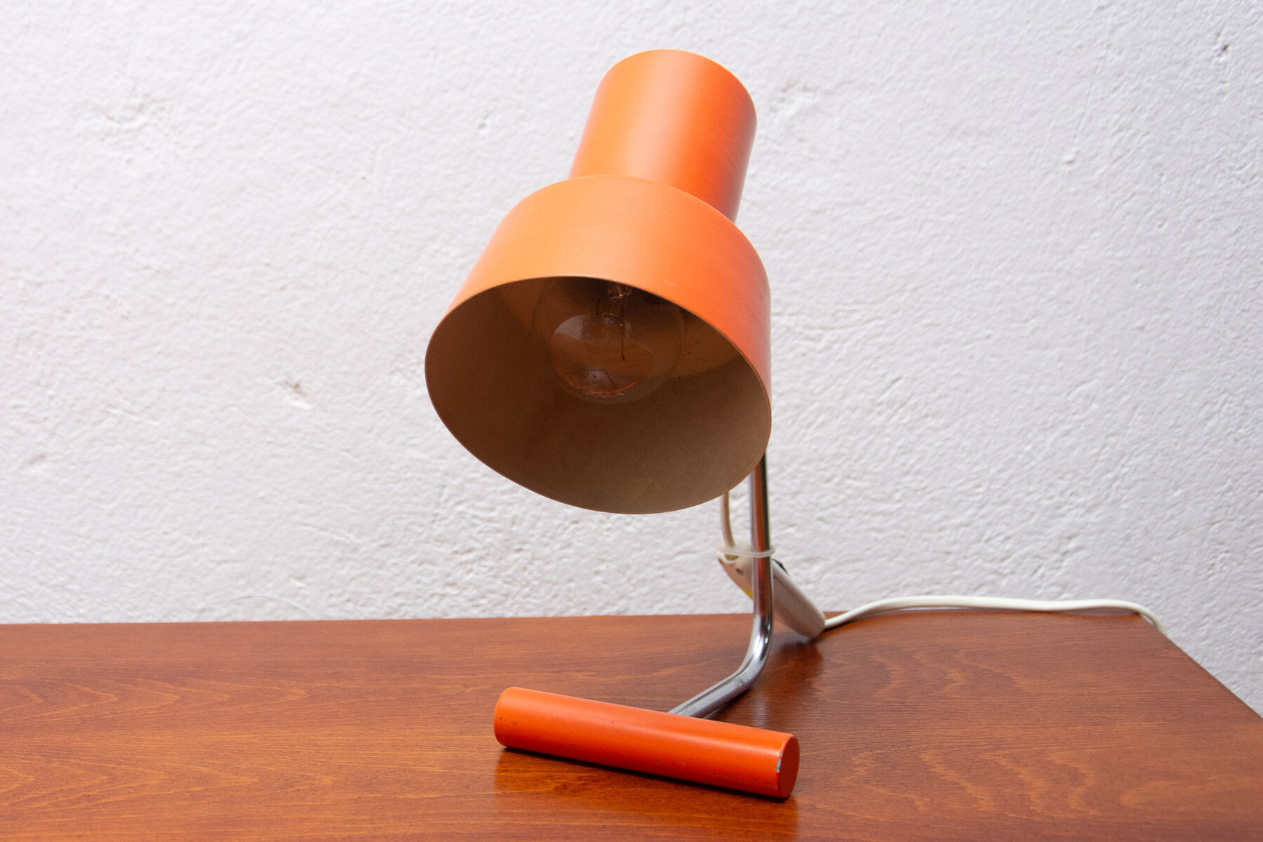 Mid century adjustable desk lamp by Josef Hurka for Napako, Czechoslovakia