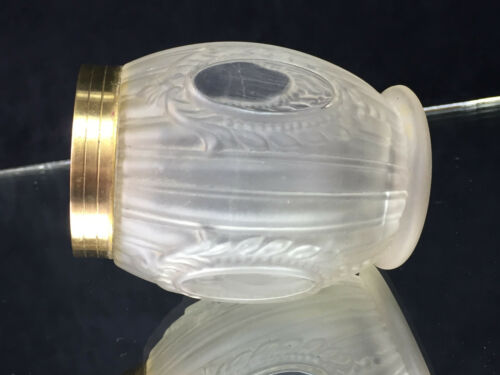 Old glass vase and Louis XVI-style brass ring