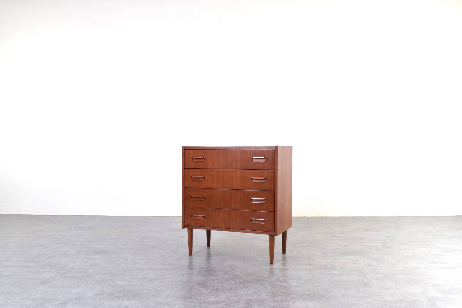 Danish teak chest of drawers from the 1960s.