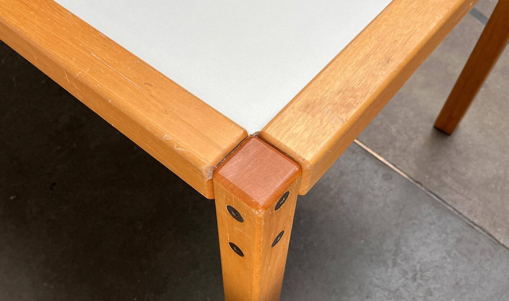 Vintage German Postmodern dining table or desk from the Profilsystem series by Flötotto, 1970s.