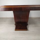 Rosewood art deco cradle table