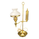 Ancienne lampe Quintet globe opaline XXème