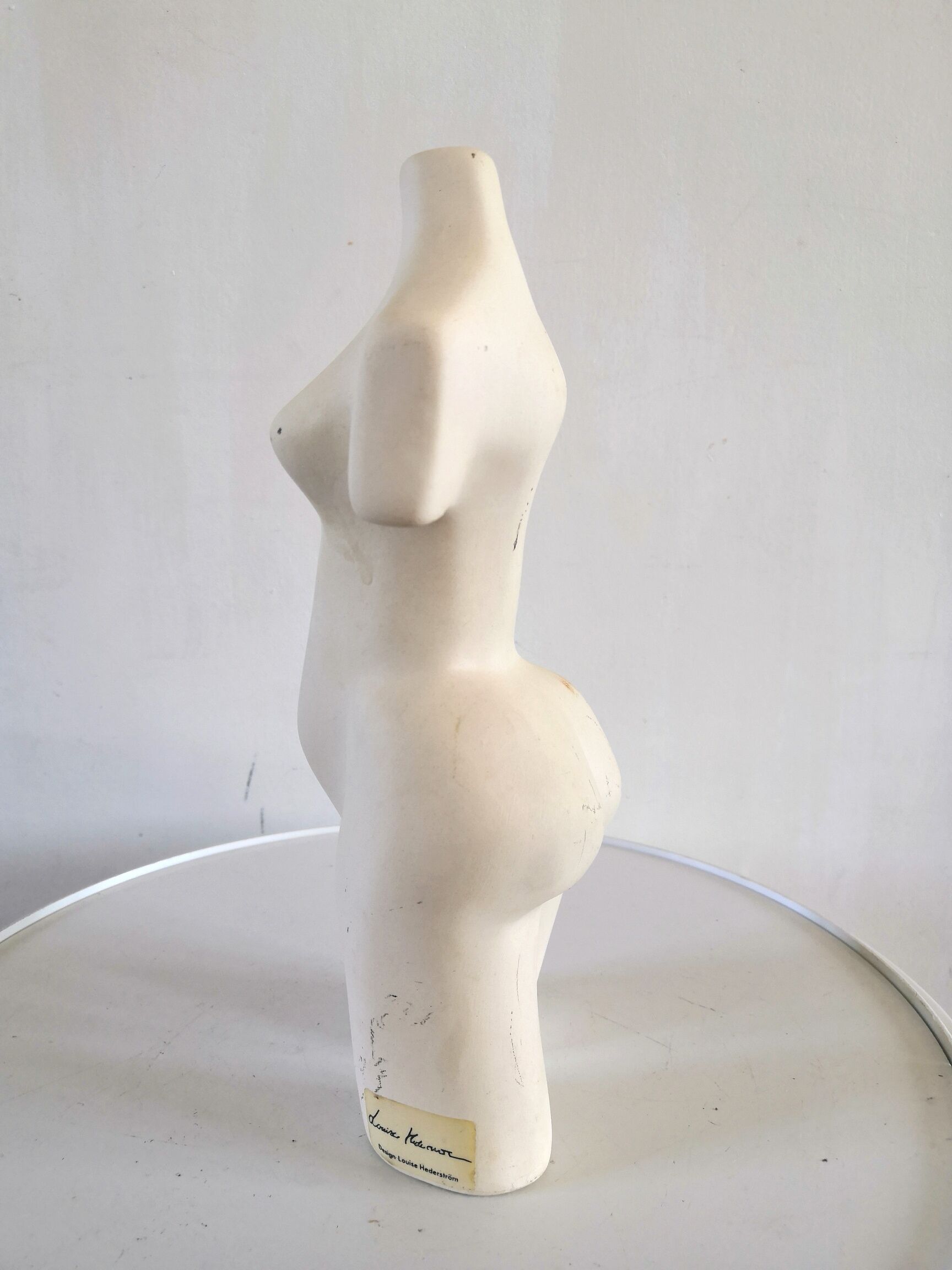 Bust sculpture design Louise Hederstrom for Ikea 80s