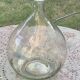 Dame Jeanne, bonbonne, bouteille en verre transparente, verre très épais