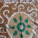 Vintage hand-embroidered tablecloth 128x135 cm