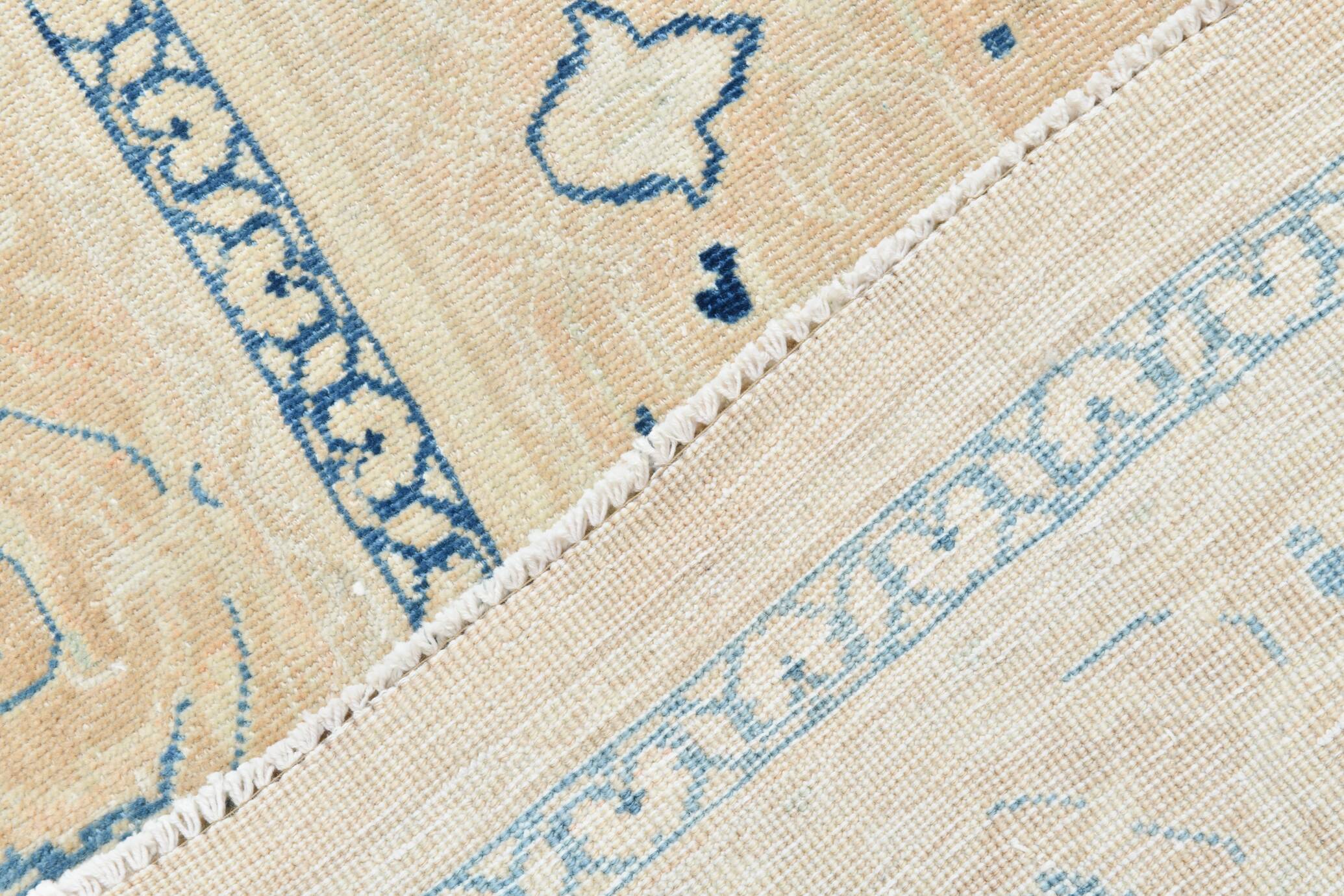 Grand Tapis Persan Ancien – Motifs Médaillon, Laine Nouée Main, 289x376 Cm