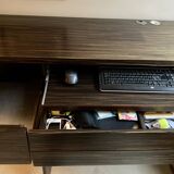Unique Macassar ebony designer desk