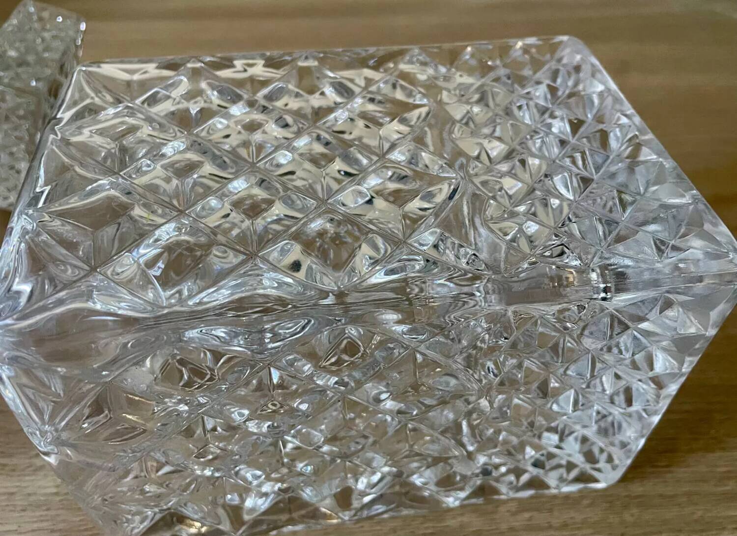 Crystal whiskey decanter