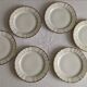 « Pallas » - 6 assiettes à dessert en porcelaine Limoges Balleroy & Cie