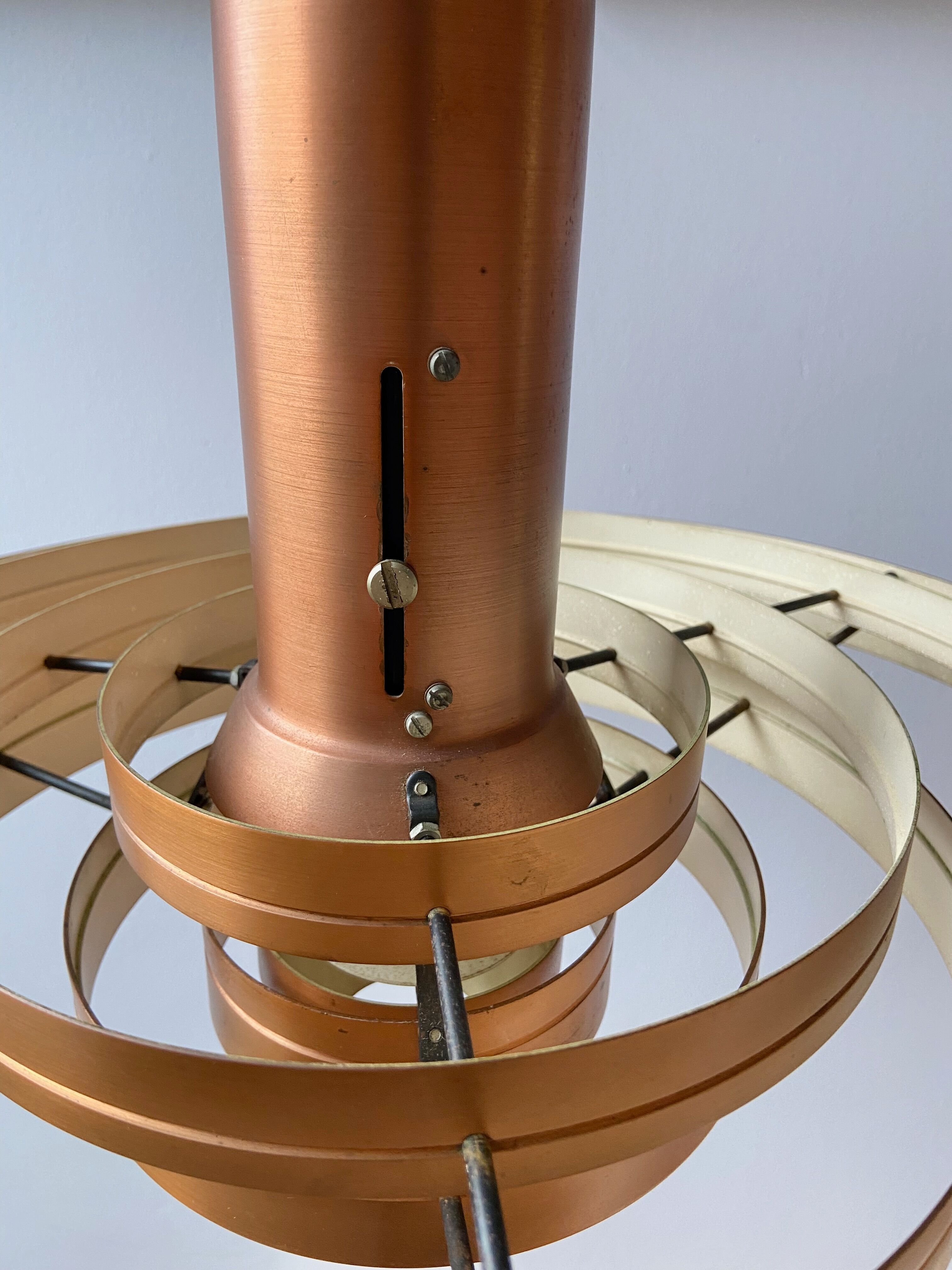Suspension Fibonacci en cuivre par Sophus Frandsen pour Fog & Mørup, Danemark