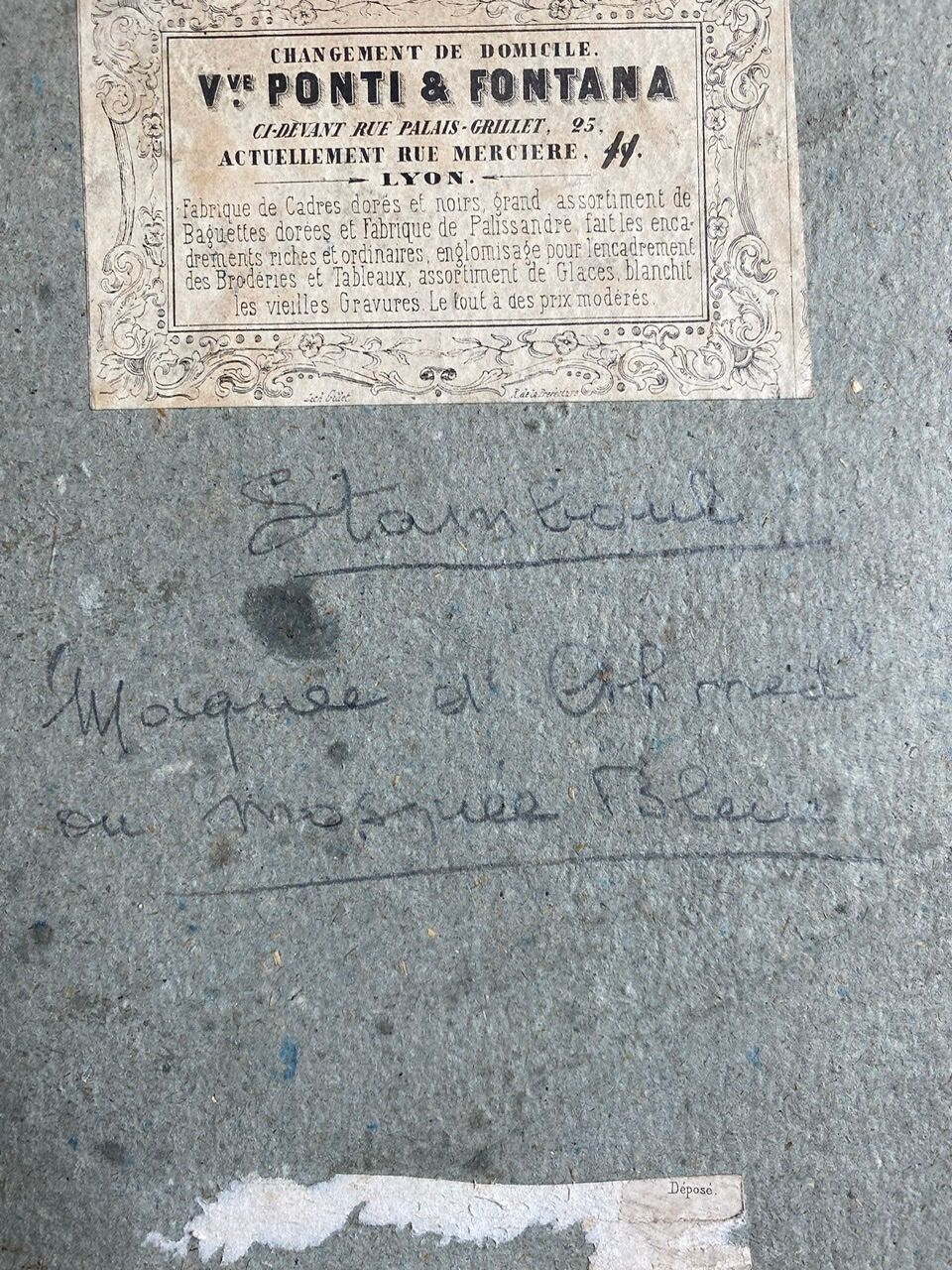 Old painting, orientalist school, signed Sheriff, early XX century