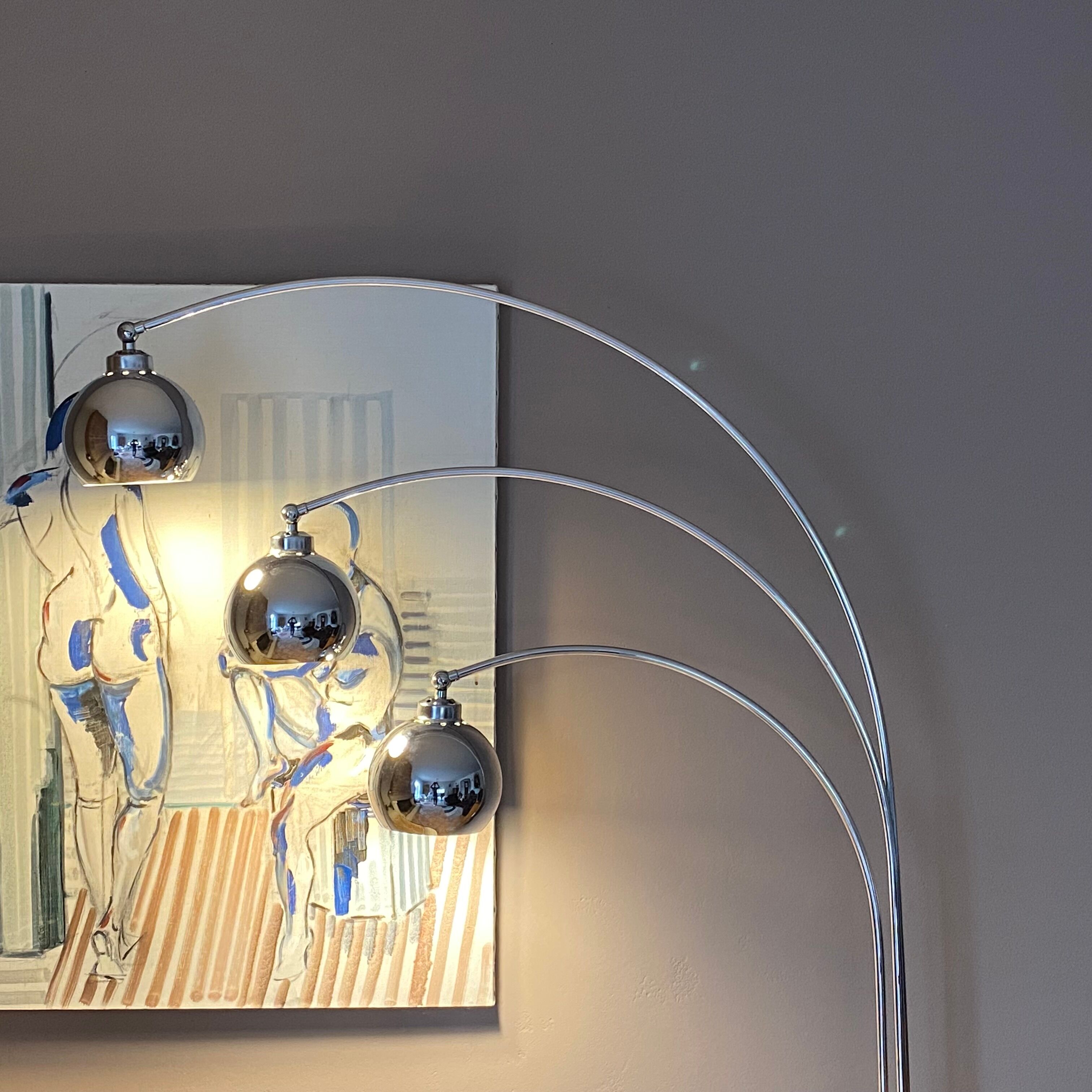 Floor lamp "muguet" by Goffredo Reggiani. 1970