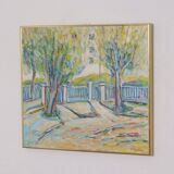 Swedish Oil on Canvas – “Sapri, Italy” by Gunnar Ingemar Erixon