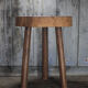 Tabouret vintage, tabouret bois , brutaliste, porte-plante, déco intérieur