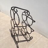 Porte-bouteilles en fer forgé