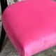 Chaises vintage en bois et velours Italie 60'S