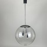Lampe suspendue XL Spoutnik Big Ball Doria Leuchten, Allemagne Spaceage des années 1970