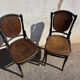 Duo chaises bistrot croix de lorraine