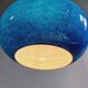 Large Space Age pendant light in blue opaline, 1960s-70s