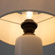Scandinavian glass table lamp by Bent Nordsted for Tesco