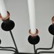 Pair of Six-Candle Candelabras — Gunnar Ander for Ystad-Metall, Sweden, 1960s