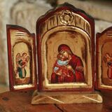 Byzantine icon triptych