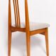 Curved beech chair mid-century, design by M. Zielinski, Europe, 1960s