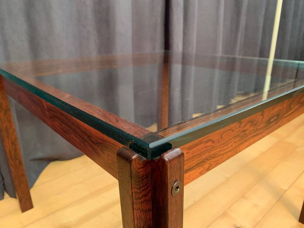 Coffee table rosewood, Denmark, 1970s
