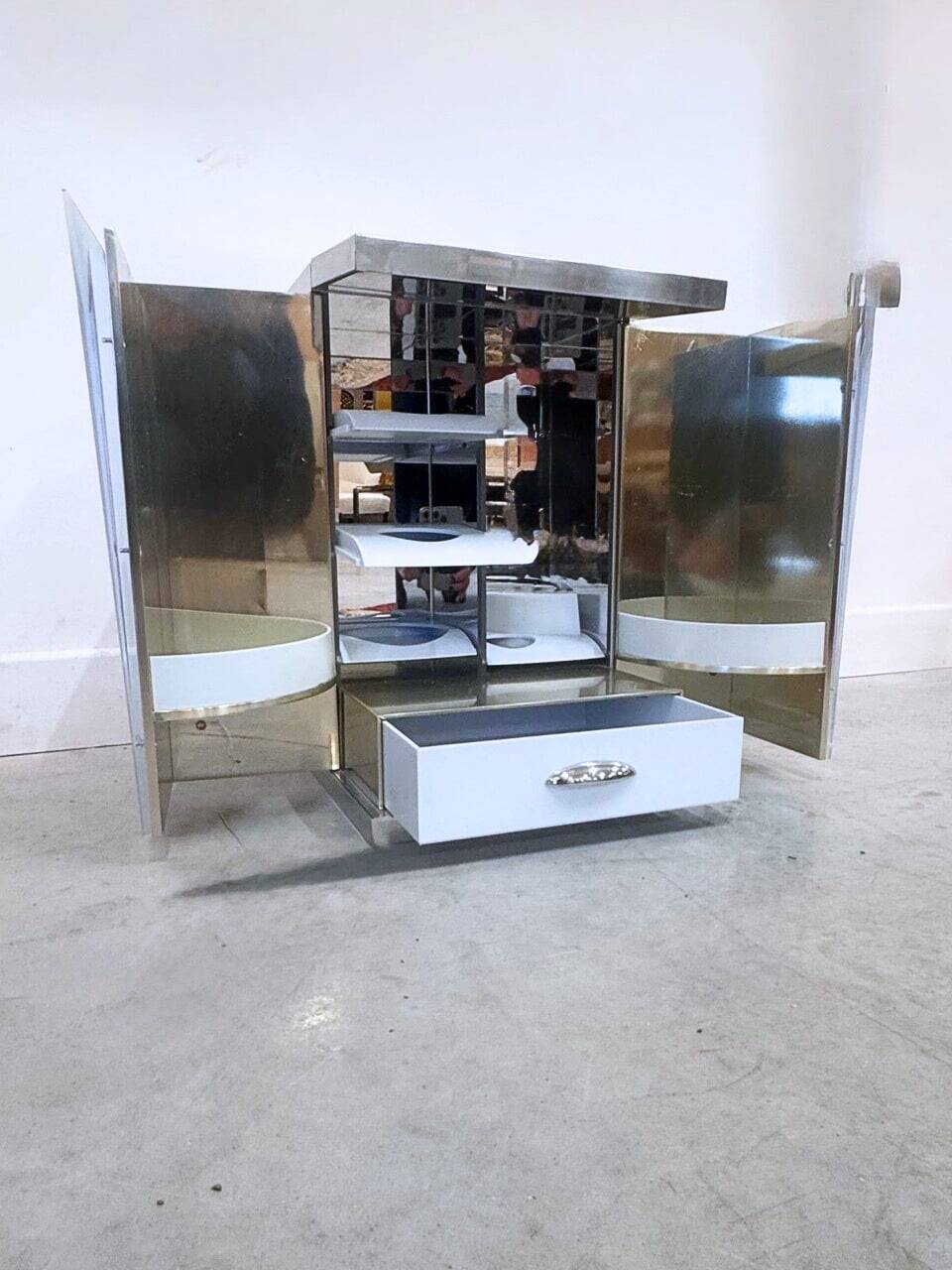 Petit meuble de rangement miroir Thierry Mugler