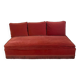 Vintage velvet daybed bench