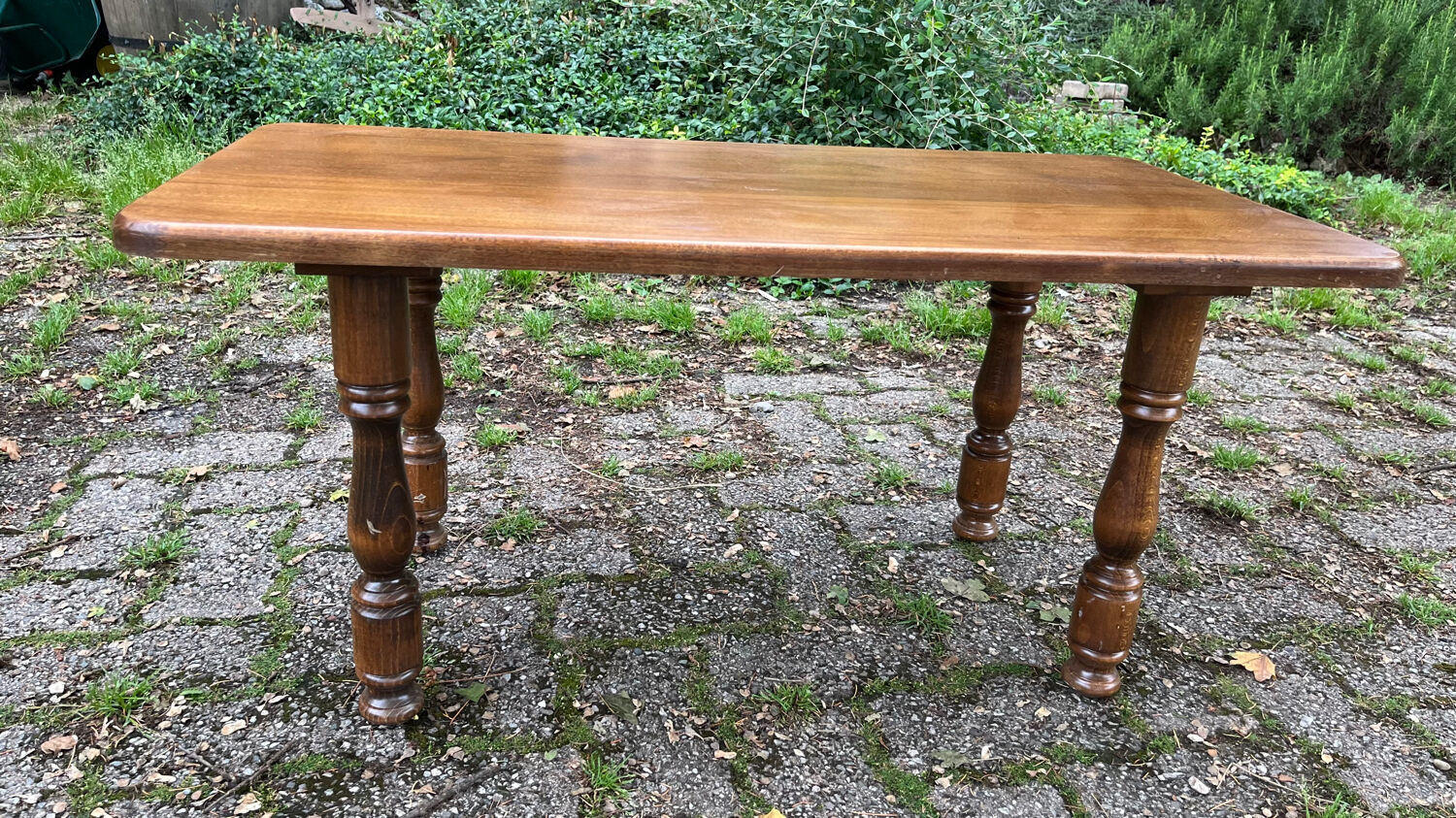 Vintage wood coffee table