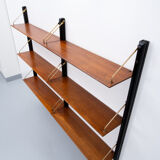 Wall Unit pour Wébé Louis Van Teeffelen en teck années 1960