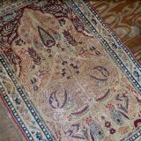 Tapis persan Kerman Lavar antique fait main 90 cm x 146 cm années 1880