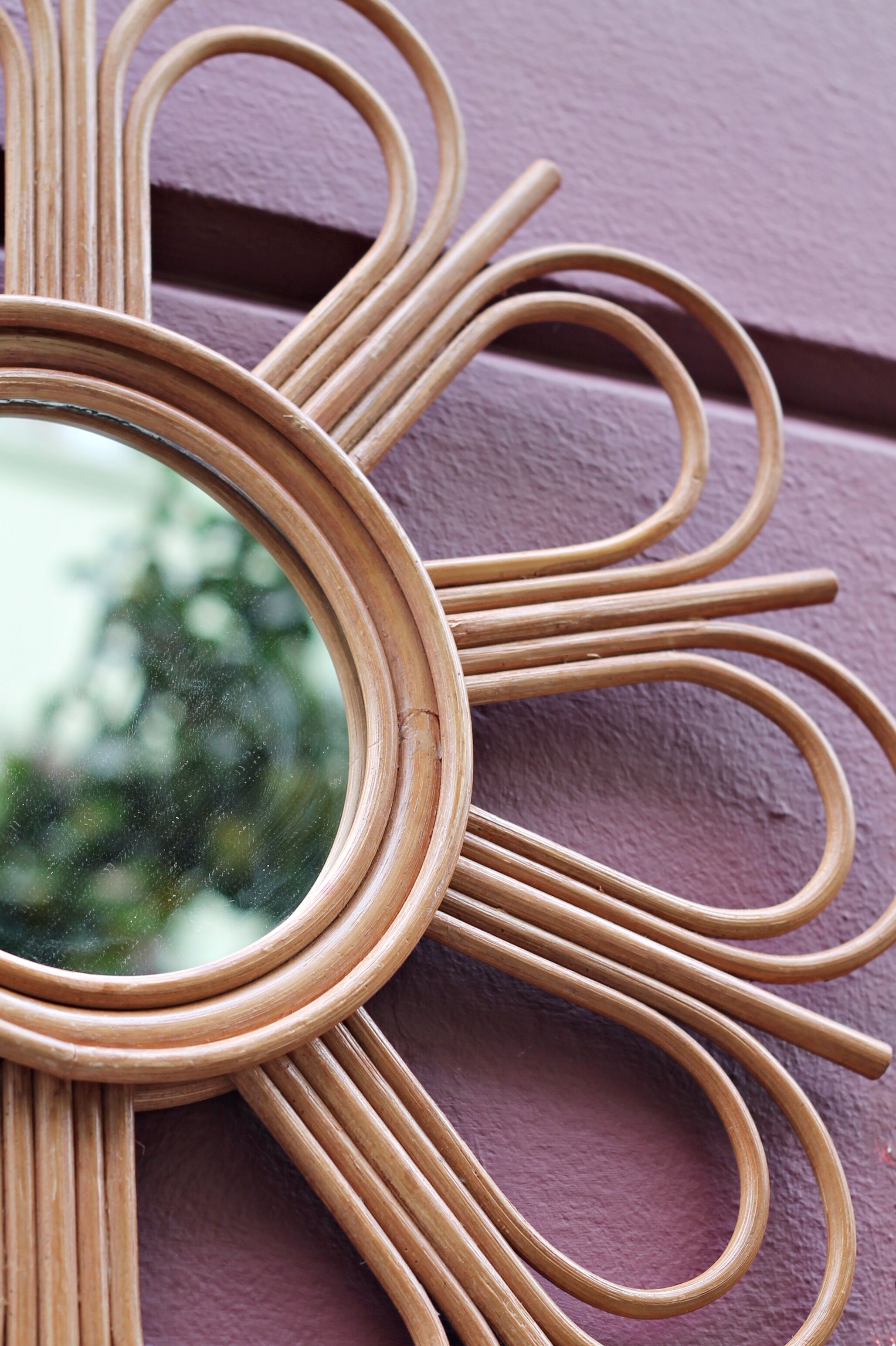 Bamboo sun mirror, 1960s