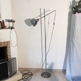 70s metal floor lamp