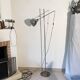 70s metal floor lamp