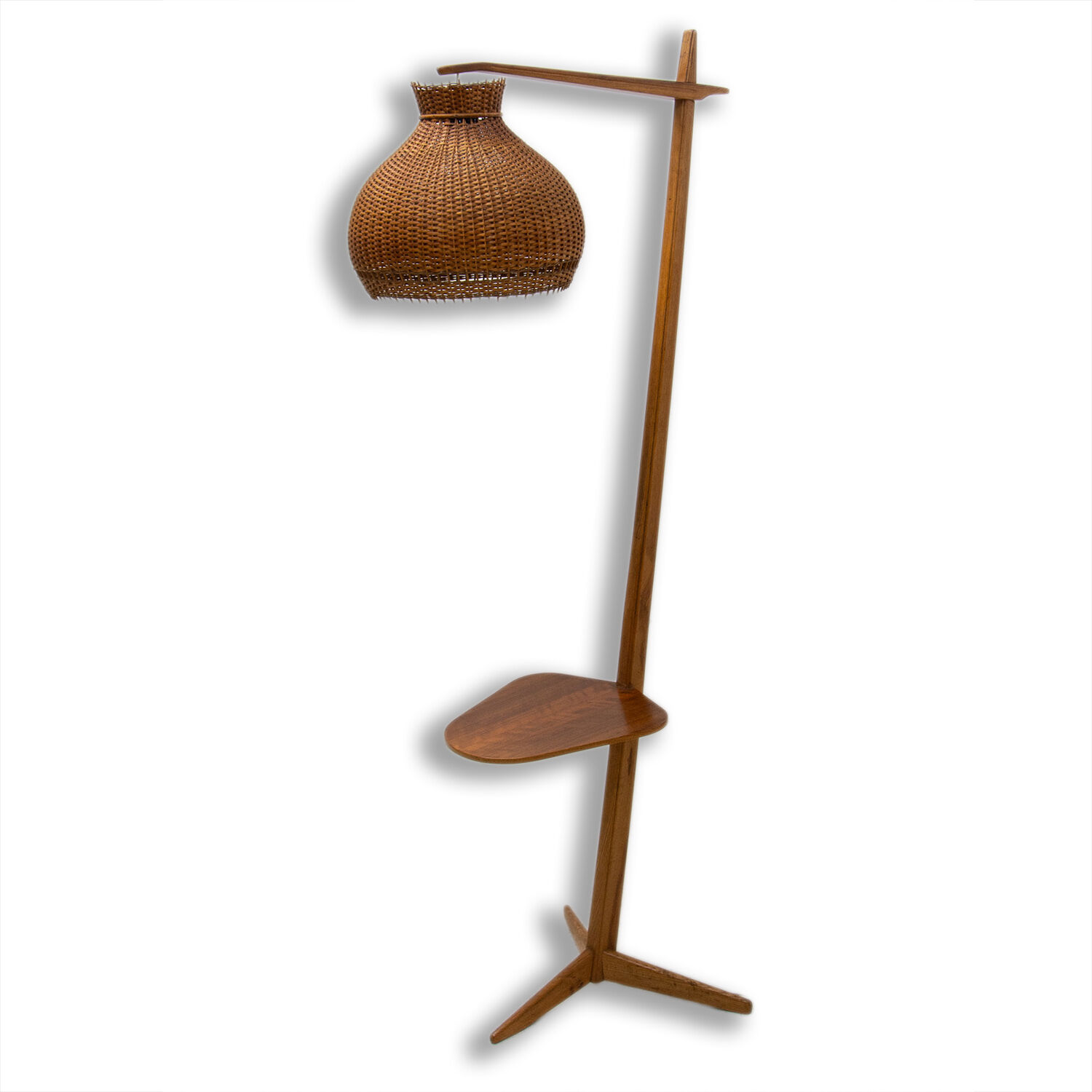 Mid century single floor lamp from Krasna Jizba, 1950´s, Czechoslovakia