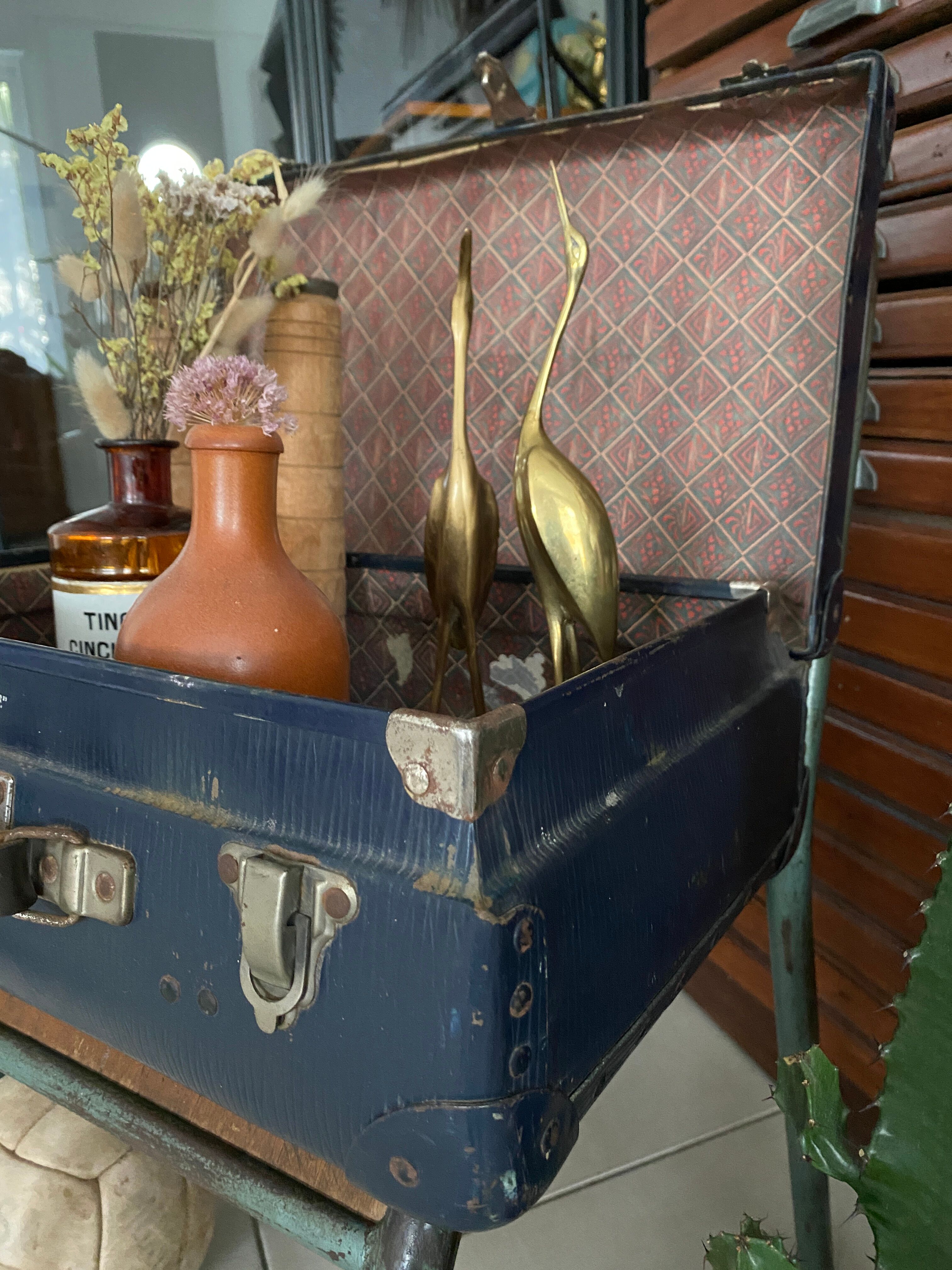 Old vintage suitcase