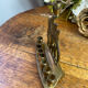 Chandelier, brass Hanukkah menorah