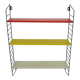Vintage design shelf String Tomado Holland by Adriaan Dekker, Pilastro.