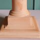 Bougeoir colonne terracotta