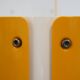Modern Danish Pendant Lamp: Dark Yellow Metal, 1990s Design
