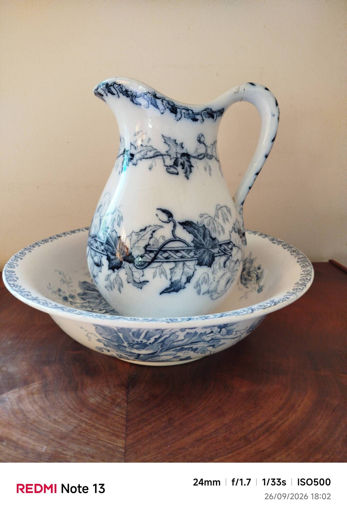 Jug and pitcher