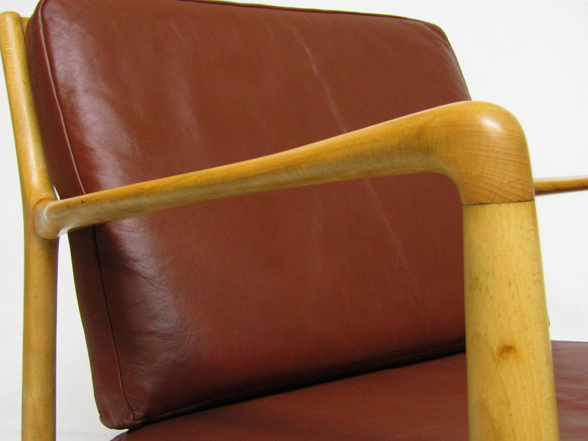 1950s Danish "USA 143" Lounge Chair by Folke Ohlsson for P Jeppesens